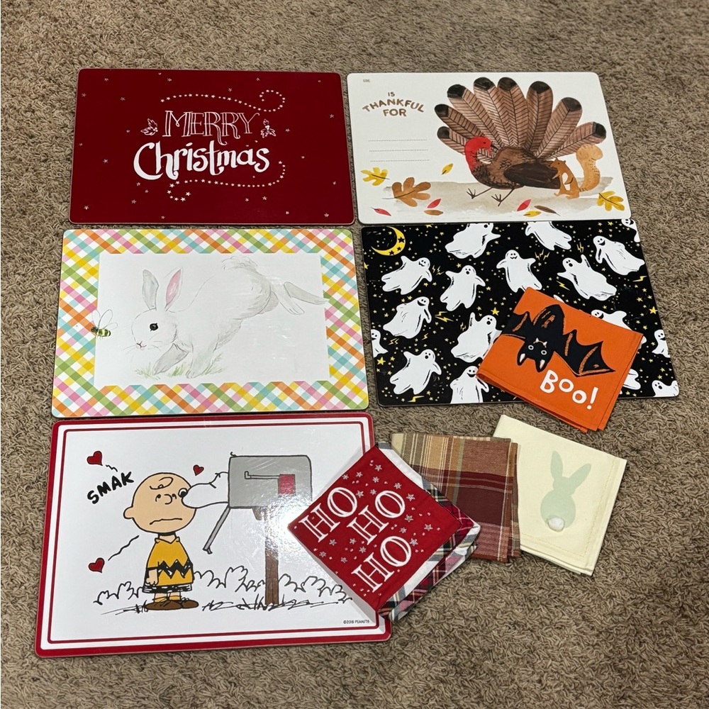 Pottery Barn Kids Cork Placemat Set w/napkin